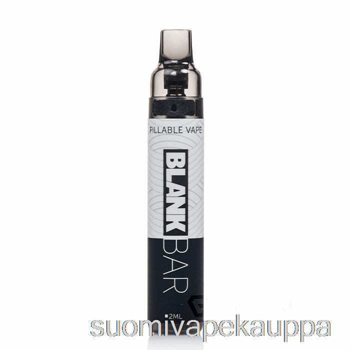 Vape Suomi Blank Bar 15k Kertakäyttöinen Pod System Musta / Valkoinen